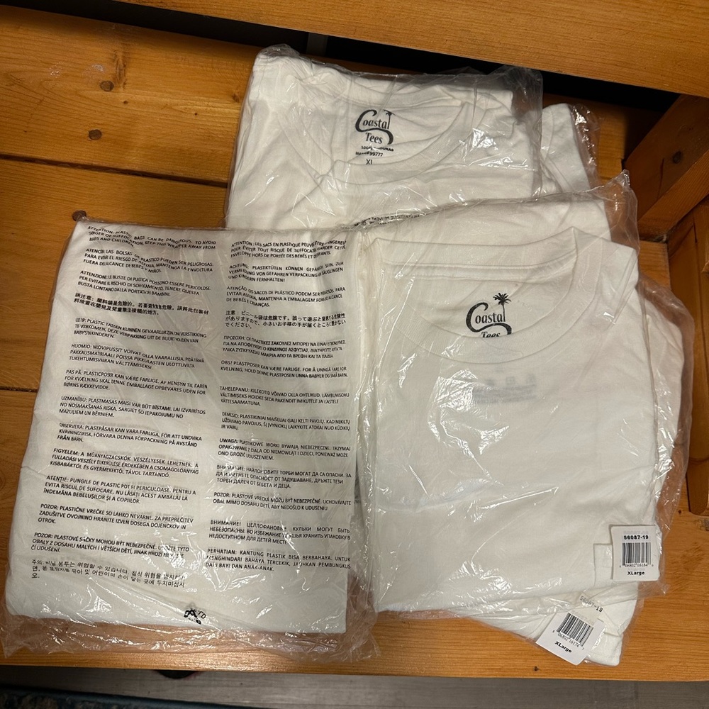 White Coastal Tee